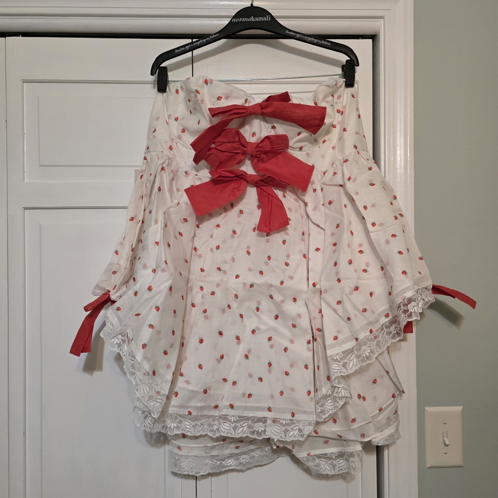 Selkie La Fraise Strawberry Shortcake Cake Shop Mini Dress - 1X - NWT - Picture 5 of 12